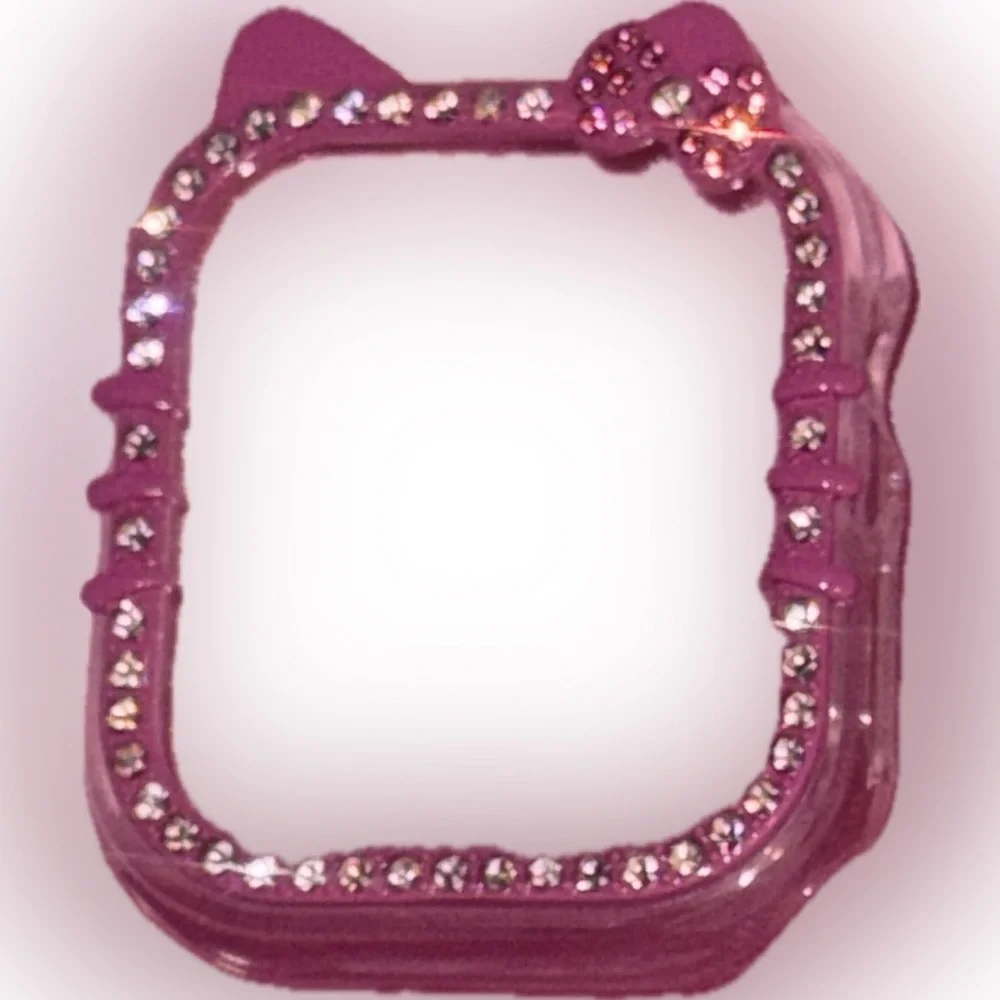 NWT - Hello Kitty Pink With Bling Apple Watch Screen Protector- Protective Case